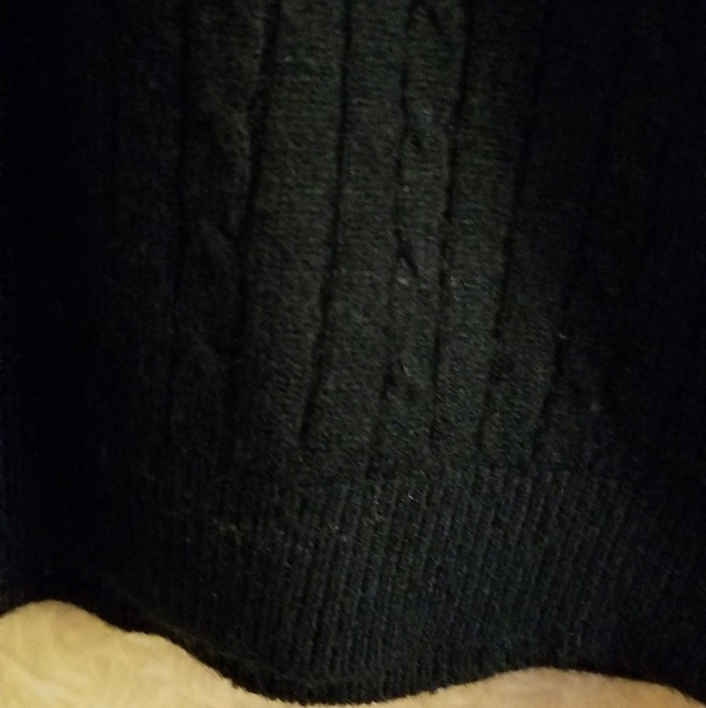 Laura Scott Long Sleeves  Black Sweater. - Picture 4 of 6